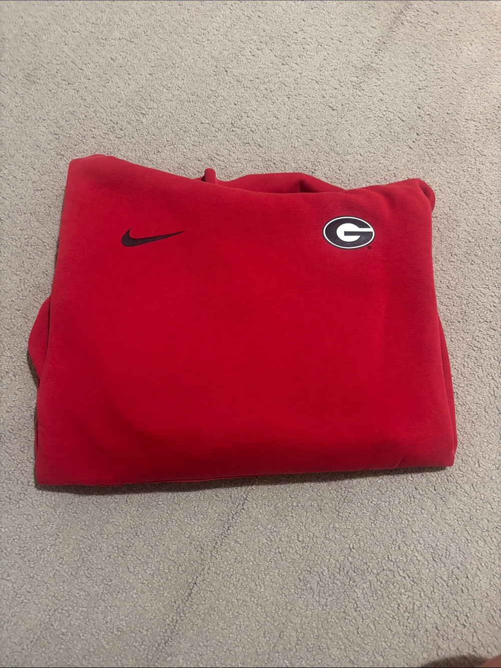 Nike Men’s Red Georgia Bulldogs Crewneck Sweatshirt